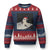 Funny Smoking Cat Xmas Meme Ugly Christmas Sweater TS14 Navy Red Print Your Wear