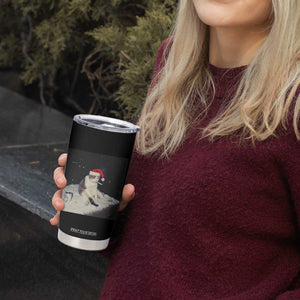 Funny Smoking Cat Christmas Meme Tumbler Cup TS14 Print Your Wear