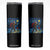 Bigfoot Christmas Skinny Tumbler Starry Night Van Gogh TS14 Black Print Your Wear