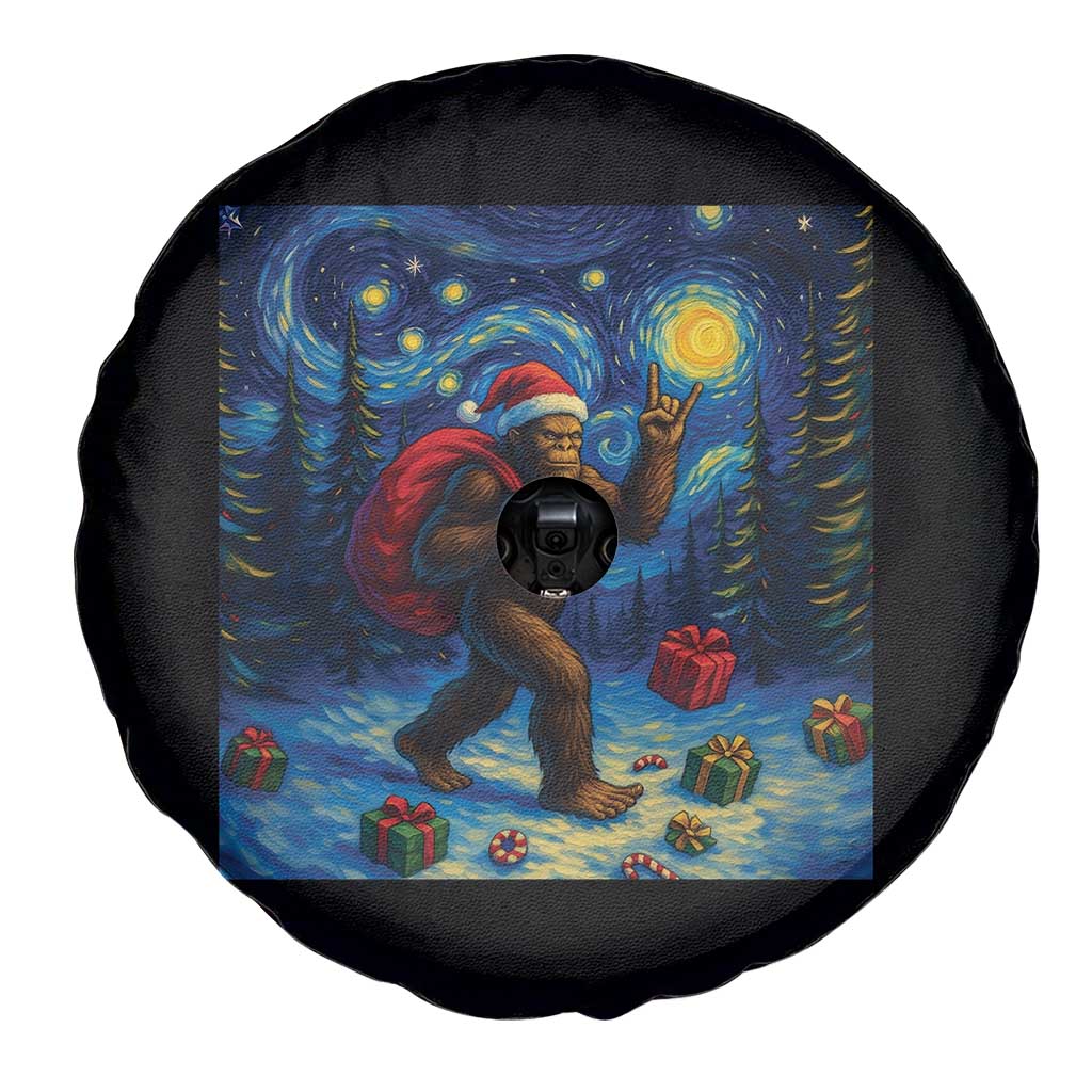 Bigfoot Christmas Spare Tire Cover Starry Night Van Gogh TS14 Print Your Wear