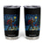 Bigfoot Christmas Tumbler Cup Starry Night Van Gogh TS14 Black Print Your Wear