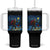 Bigfoot Christmas Tumbler With Handle Starry Night Van Gogh TS14 One Size: 40 oz Black Print Your Wear