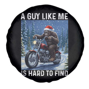 Funny Bigfoot Motorcycle Christmas Spare Tire Cover A Guy Like Me Is Hard To Forest Find TS14 Print Your Wear