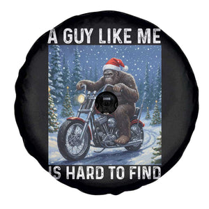 Funny Bigfoot Motorcycle Christmas Spare Tire Cover A Guy Like Me Is Hard To Forest Find TS14 Print Your Wear