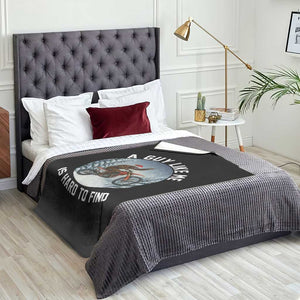 Funny Bigfoot Motorcycle Christmas Throw Blanket Sasquatch Rock On Hand Xmas TS14 Print Your Wear
