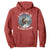 Funny Bigfoot Motorcycle Christmas Hoodie Sasquatch Rock On Hand Xmas TS14 Red Print Your Wear