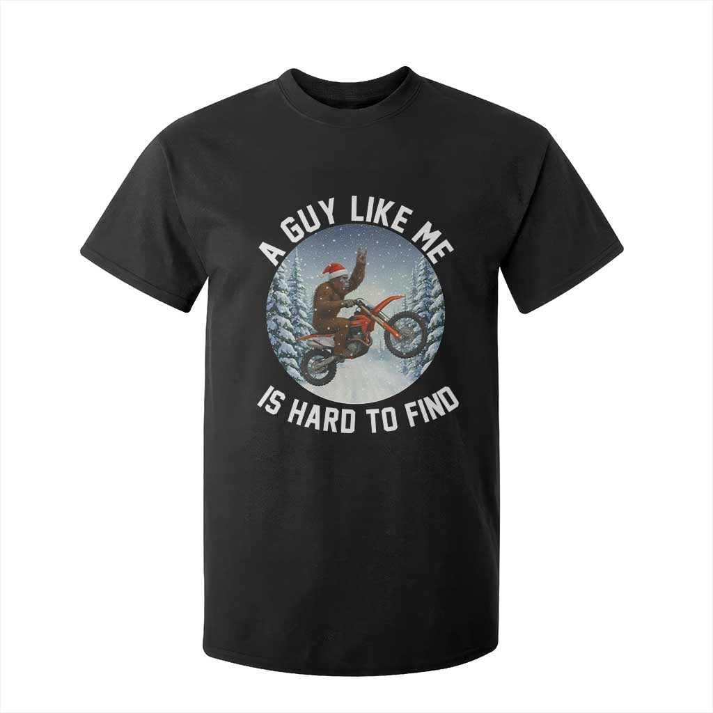 Funny Bigfoot Motorcycle Christmas T Shirt For Kid Sasquatch Rock On Hand Xmas TS14 Black Print Your Wear