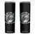 Funny Bigfoot Motorcycle Christmas Skinny Tumbler Sasquatch Rock On Hand Xmas TS14 Black Print Your Wear