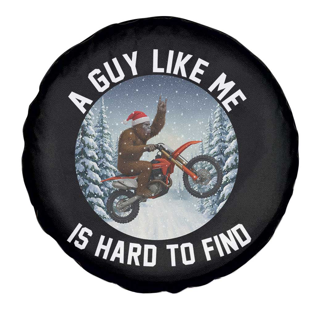 Funny Bigfoot Motorcycle Christmas Spare Tire Cover Sasquatch Rock On Hand Xmas TS14 Print Your Wear