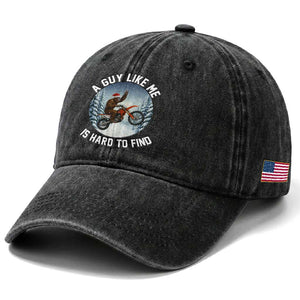 Funny Bigfoot Motorcycle Christmas Washed Cotton Baseball Cap Sasquatch Rock On Hand Xmas TS14 Print Your Wear