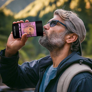 Funny Doll Face Meme 4 in 1 Can Cooler Tumbler Girl Be Serious TS14 Print Your Wear