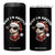 Funny Reindeer Christmas 4 in 1 Can Cooler Tumbler Wait I Am Goated TS14 One Size: 16 oz Black Print Your Wear