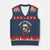 Funny Reindeer Xmas V-Neck Knit Sweater Vest Wait I Am Goated TS14 Navy Red Print Your Wear
