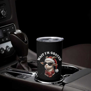 Funny Reindeer Christmas Tumbler Cup Wait I Am Goated TS14 Print Your Wear
