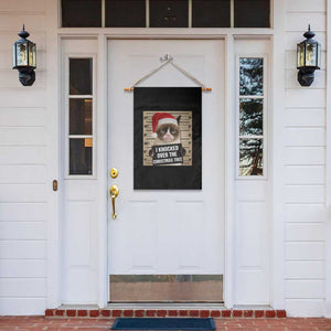 Funny Cat Mugshot Christmas Garden Flag I Will Protect You Kitten No Matter What TS14 Print Your Wear