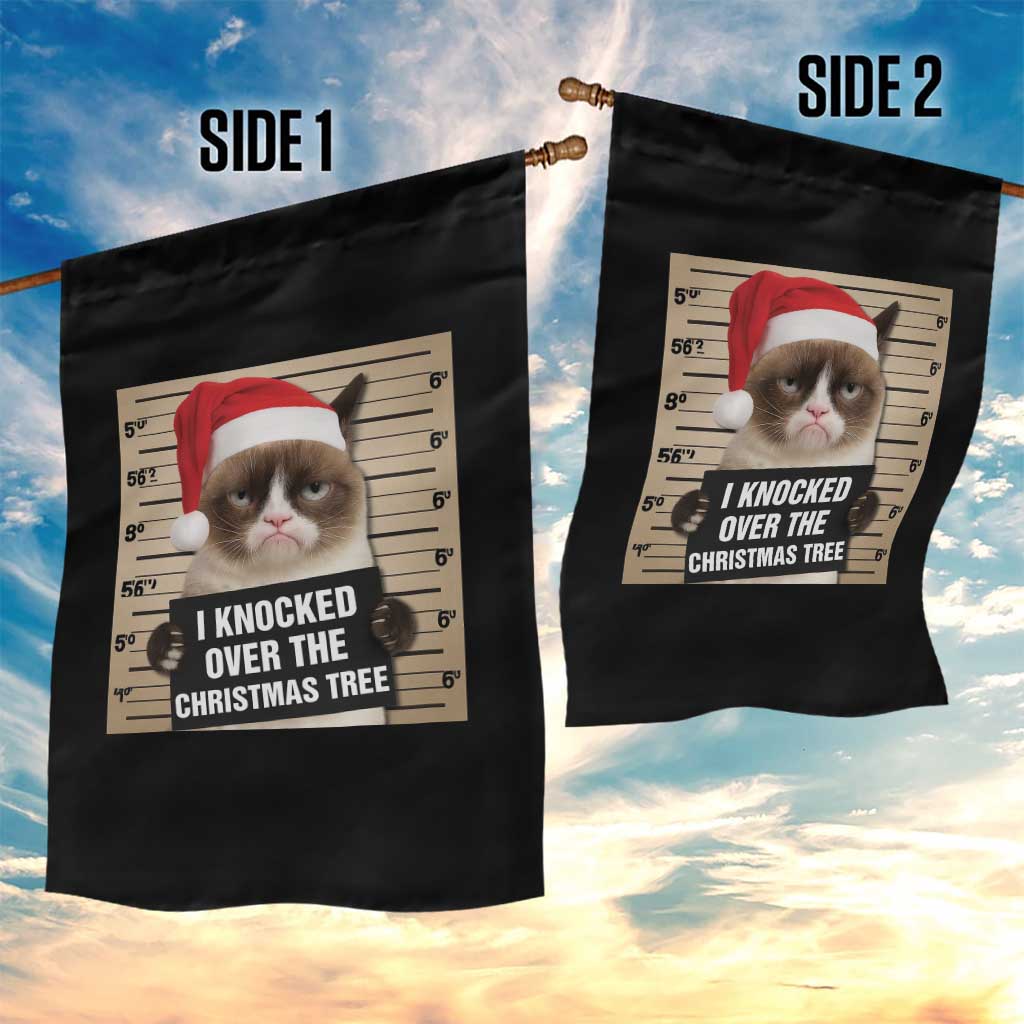 Funny Cat Mugshot Christmas Garden Flag I Will Protect You Kitten No Matter What TS14 Print Your Wear