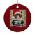 Funny Cat Mugshot Xmas Ceramic Ornament I Will Protect You Kitten No Matter What TS14 1pc Red Print Your Wear