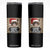 Funny Cat Mugshot Christmas Skinny Tumbler I Will Protect You Kitten No Matter What TS14 Black Print Your Wear