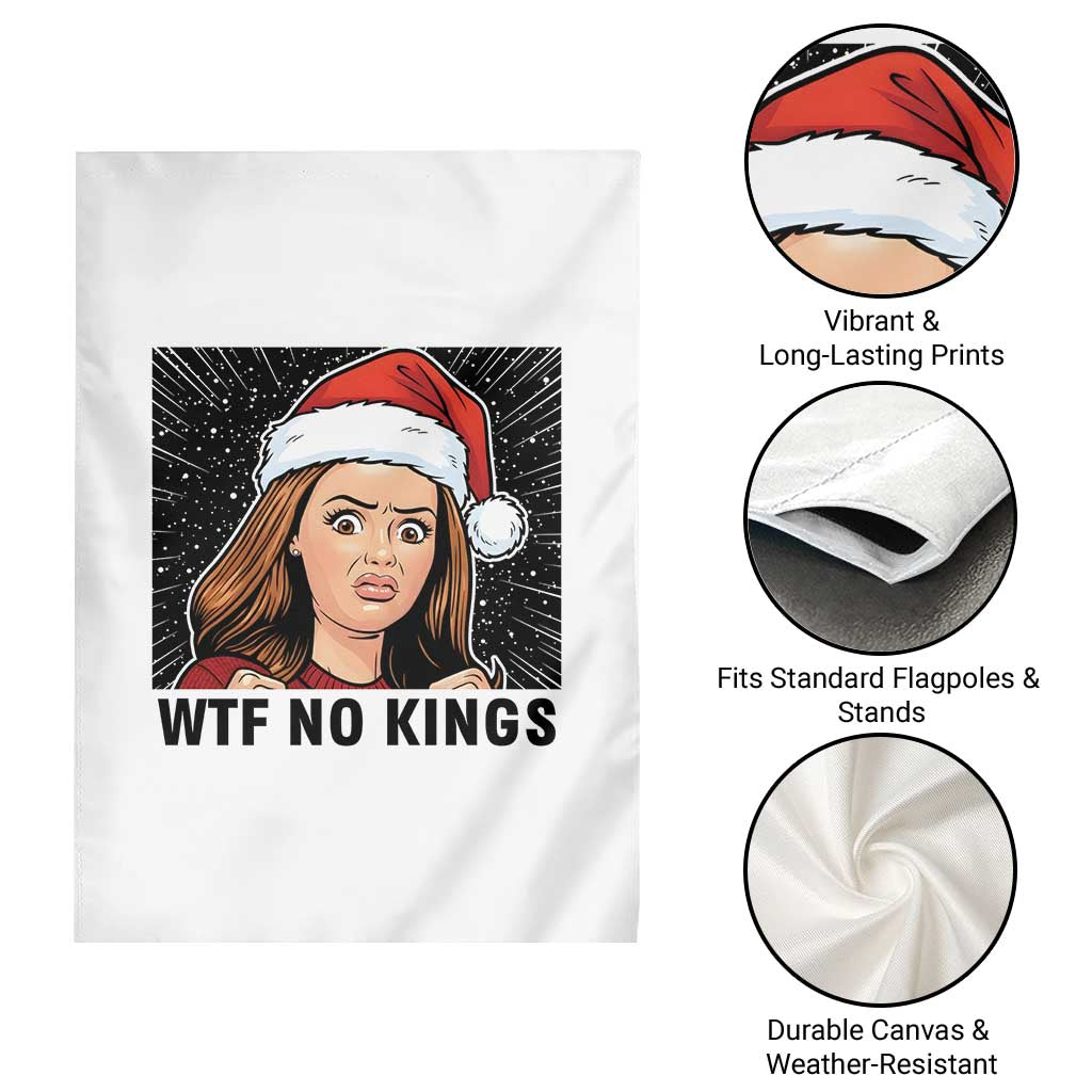 No Kings Garden Flag Funny Disgusting Doll Face Meme Christmas TS14 Print Your Wear