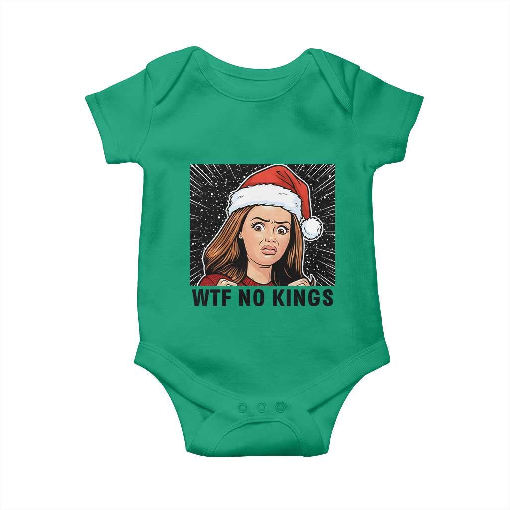 No Kings Baby Onesie Funny Disgusting Doll Face Meme Christmas TS14 Irish Green Print Your Wear