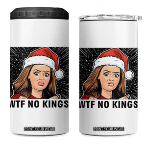 No Kings 4 in 1 Can Cooler Tumbler Funny Disgusting Doll Face Meme Christmas TS14 One Size: 16 oz White Print Your Wear