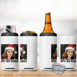 No Kings 4 in 1 Can Cooler Tumbler Funny Disgusting Doll Face Meme Christmas TS14 Print Your Wear