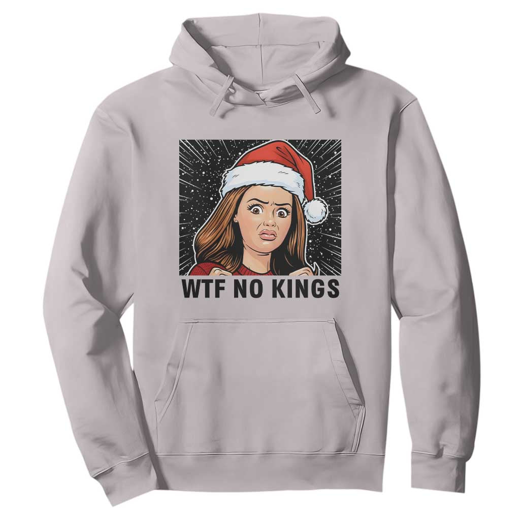 No Kings Hoodie Funny Disgusting Doll Face Meme Christmas TS14 Ice Gray Print Your Wear