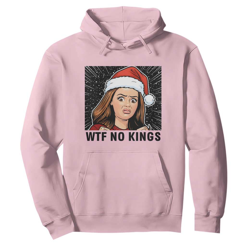 No Kings Hoodie Funny Disgusting Doll Face Meme Christmas TS14 Light Pink Print Your Wear