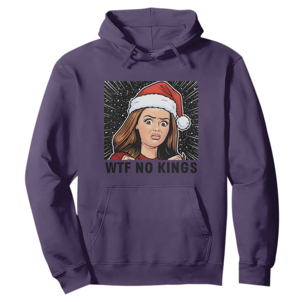 No Kings Hoodie Funny Disgusting Doll Face Meme Christmas TS14 Purple Print Your Wear