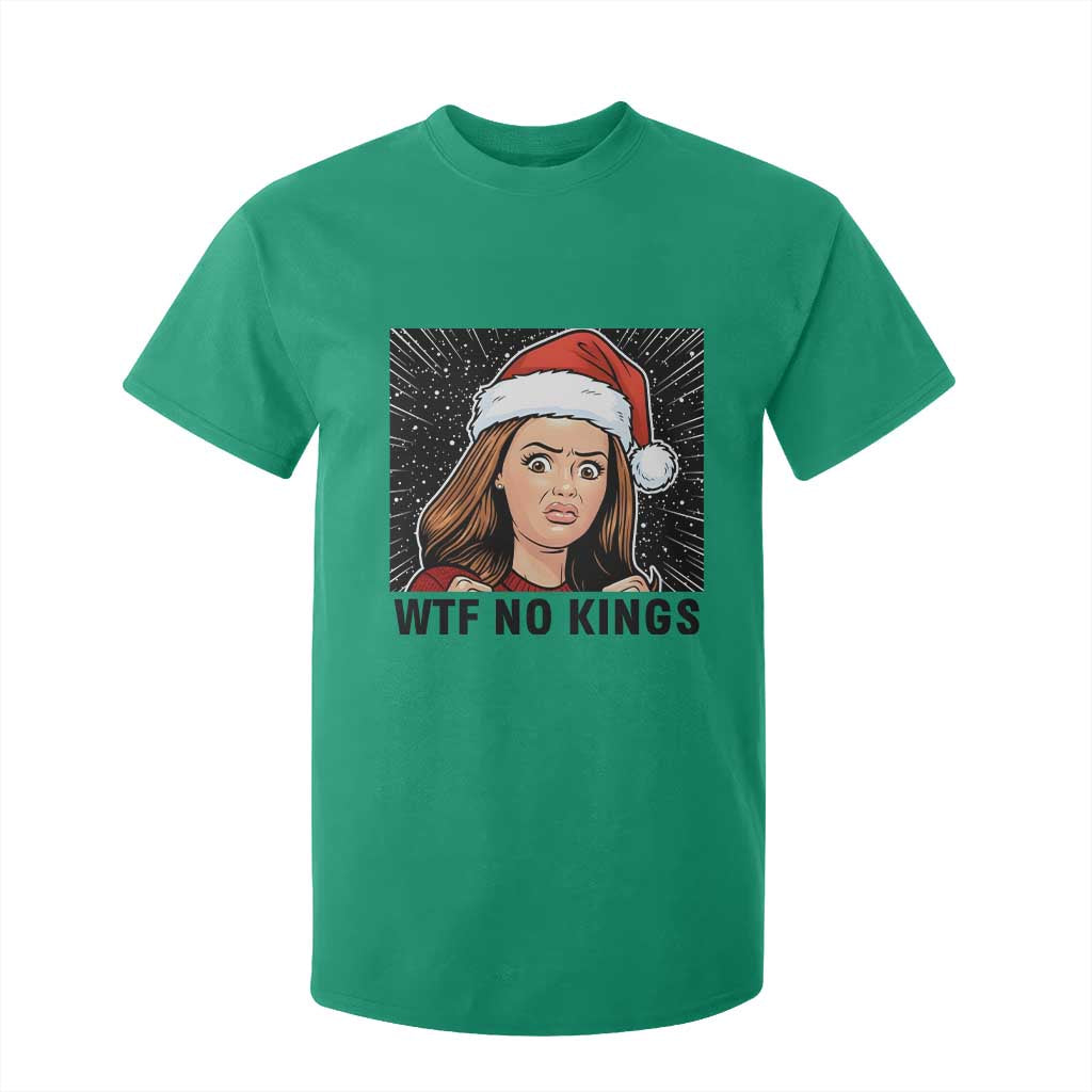 No Kings T Shirt For Kid Funny Disgusting Doll Face Meme Christmas TS14 Irish Green Print Your Wear
