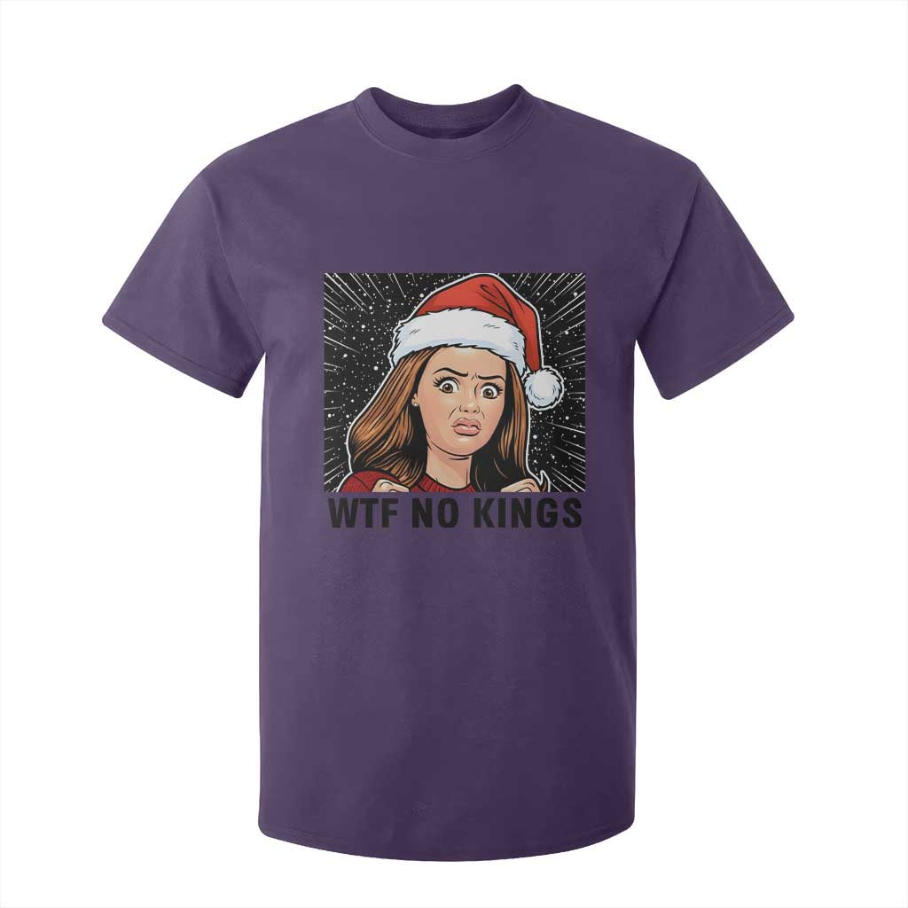 No Kings T Shirt For Kid Funny Disgusting Doll Face Meme Christmas TS14 Purple Print Your Wear