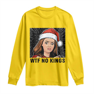 No Kings Long Sleeve Shirt Funny Disgusting Doll Face Meme Christmas TS14 Daisy Print Your Wear