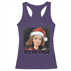 No Kings Racerback Tank Top Funny Disgusting Doll Face Meme Christmas TS14 Purple Print Your Wear