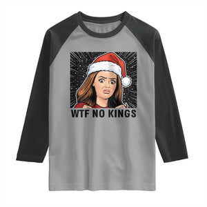 No Kings Raglan Shirt Funny Disgusting Doll Face Meme Christmas TS14 Sport Gray Black Print Your Wear