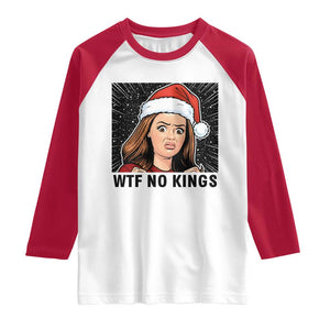 No Kings Raglan Shirt Funny Disgusting Doll Face Meme Christmas TS14 White Red Print Your Wear