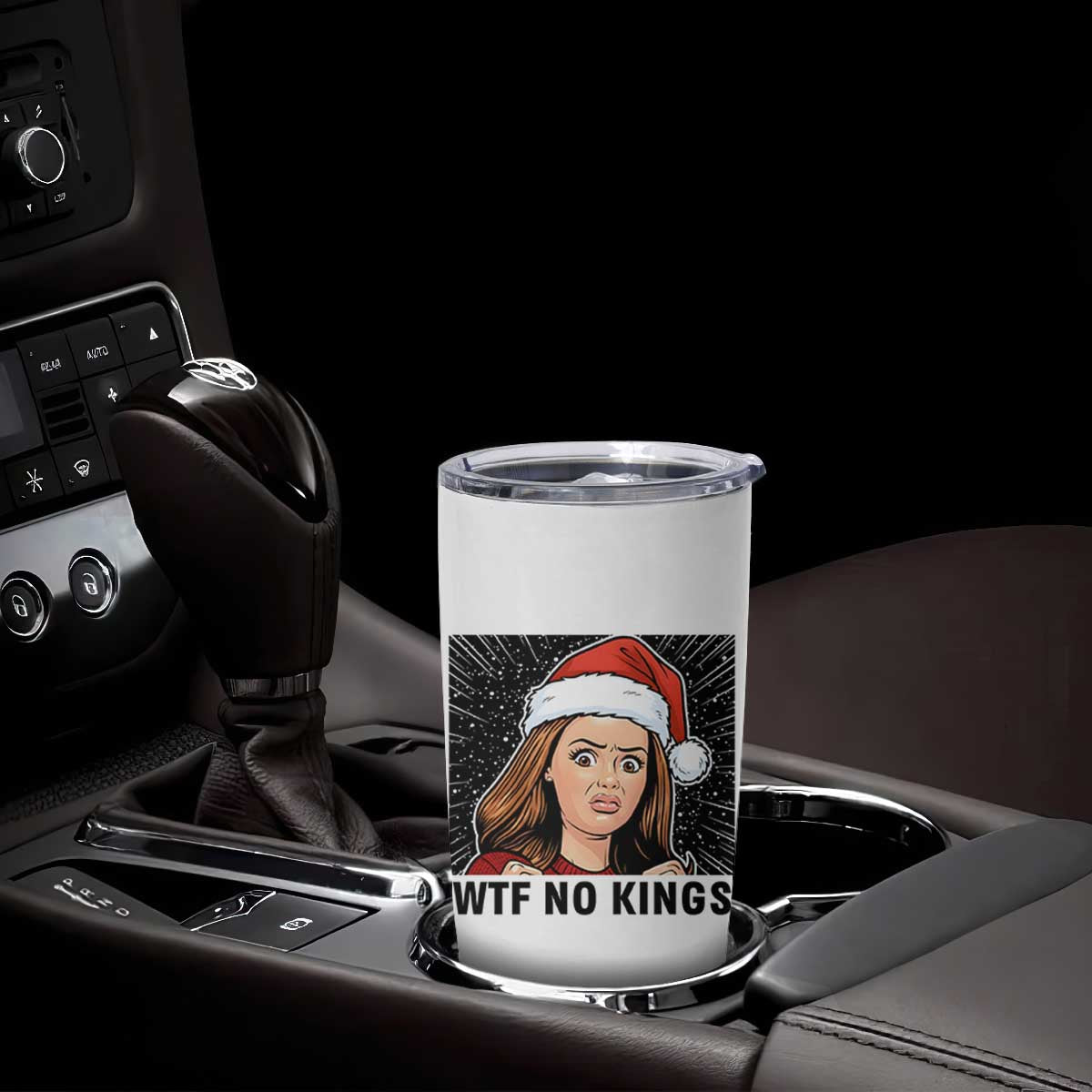 No Kings Tumbler Cup Funny Disgusting Doll Face Meme Christmas TS14 Print Your Wear