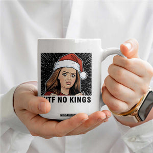 No Kings Coffee Mug Funny Disgusting Doll Face Meme Christmas TS14 Print Your Wear