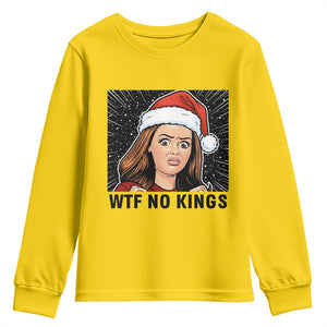 No Kings Youth Sweatshirt Funny Disgusting Doll Face Meme Christmas TS14 Daisy Print Your Wear