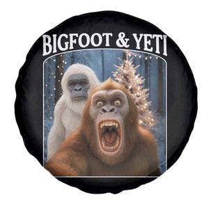 Funny Bigfoot Selfie Spare Tire Cover Sasquatch Yeti Christmas TS14 Print Your Wear