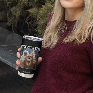 Funny Bigfoot Selfie Tumbler Cup Sasquatch Yeti Christmas TS14 Print Your Wear