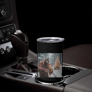 Funny Bigfoot With Cat Selfie Christmas Tumbler Cup TS14 Print Your Wear
