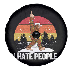 Funny Bigfoot Christmas Spare Tire Cover I Hate People TS14 Print Your Wear