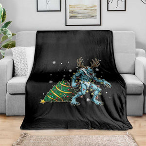 Wendigo Monster Throw Blanket Cryptid Mythical Christmas TS14 Print Your Wear