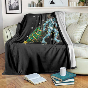 Wendigo Monster Throw Blanket Cryptid Mythical Christmas TS14 Print Your Wear