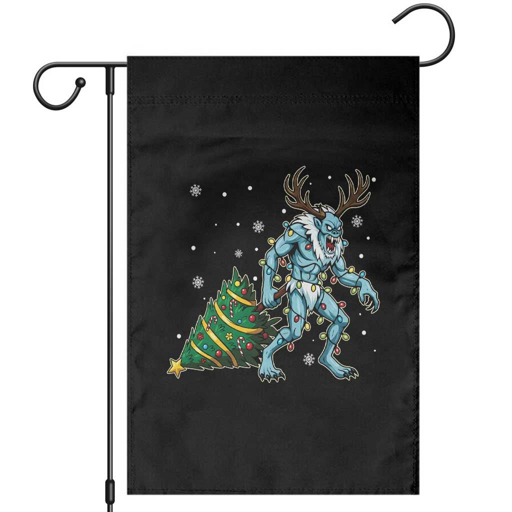 Wendigo Monster Garden Flag Cryptid Mythical Christmas TS14 Black Print Your Wear