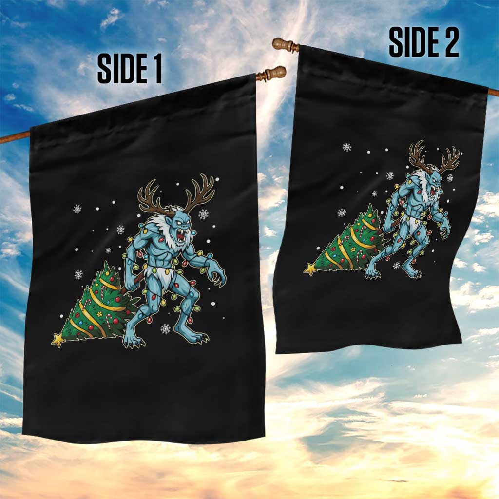 Wendigo Monster Garden Flag Cryptid Mythical Christmas TS14 Print Your Wear