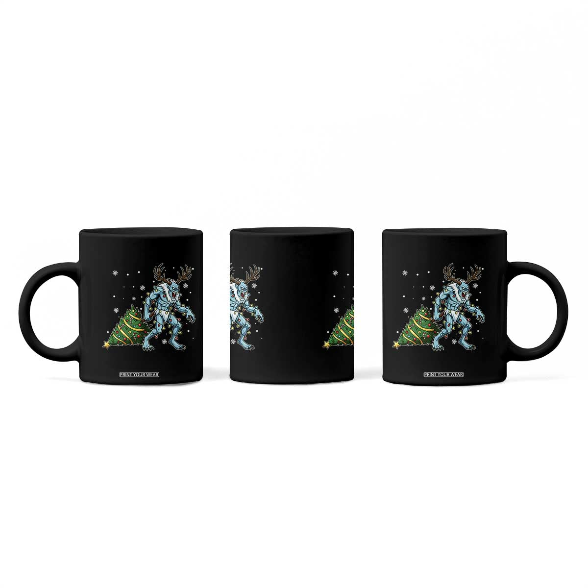 Wendigo Monster Coffee Mug Cryptid Mythical Christmas TS14 Print Your Wear
