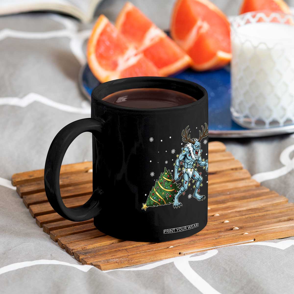Wendigo Monster Coffee Mug Cryptid Mythical Christmas TS14 Print Your Wear