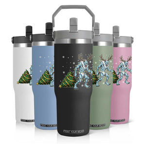 Wendigo Monster Flip Straw Tumbler Cryptid Mythical Christmas TS14 Print Your Wear