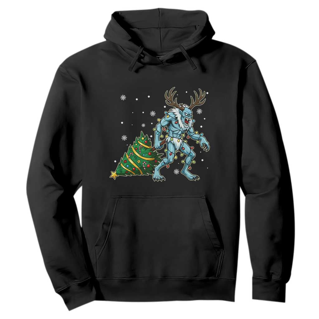 Wendigo Monster Hoodie Cryptid Mythical Christmas TS14 Black Print Your Wear
